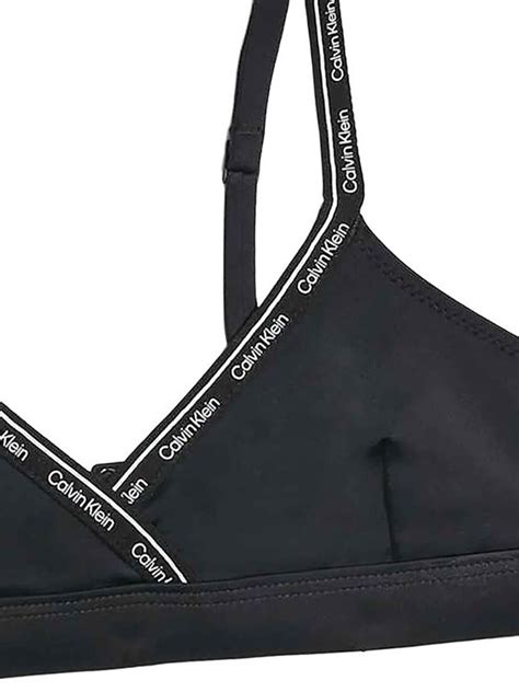 CALVIN KLEIN ΠΑΙΔΙΚΟ ΜΑΓΙΟ SET TRIANGLE BIKINI BLACK Coquette Κατάστημα εσωρούχων