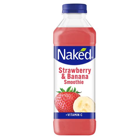 Naked Strawberry Banana Smoothie 750ml Smoothies Iceland Foods