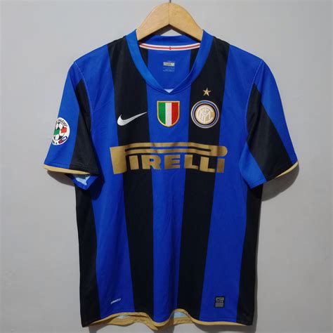 Nike Inter Milan 2008-2009 Home Jersey Football Shirts | Grailed