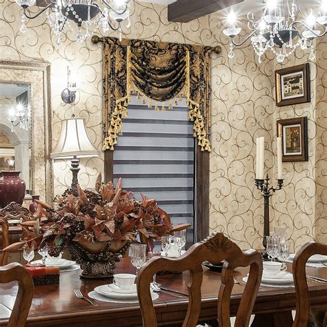 Black Florence Swag Valance Loom And Mill