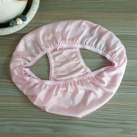 Vintage Silky Nylon Panties Sheer Pink Bikini Soft Brief Size Hip EBay