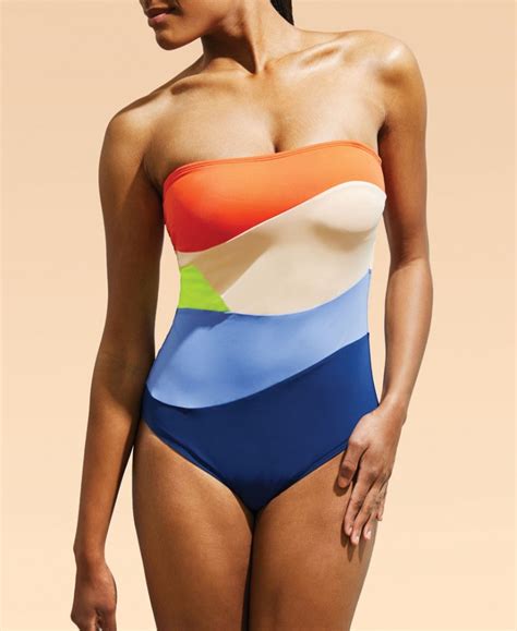 This Strapless One Piece Is S Answer To The Itsy Bitsy Bikini