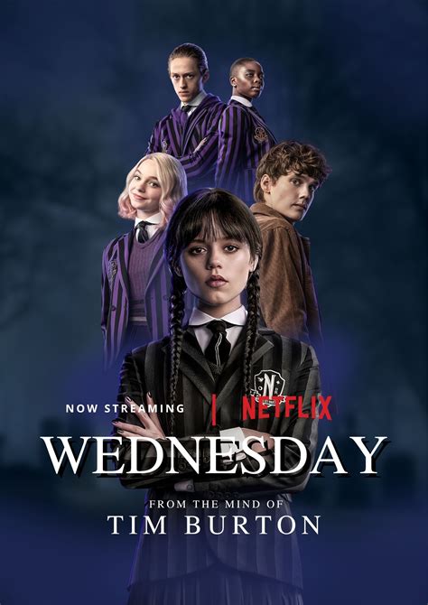 WEDNESDAY POSTER | CANVACREATOR | Wednesday movie, Tv series to watch