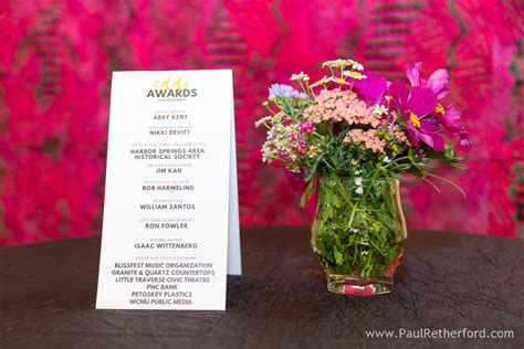 Crooked Tree Arts Center Eddi Awards Photography Petoskey Michigan