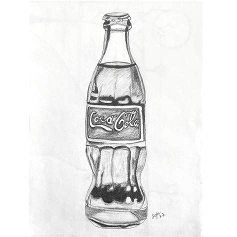 Coca Cola Bottle Drawing
