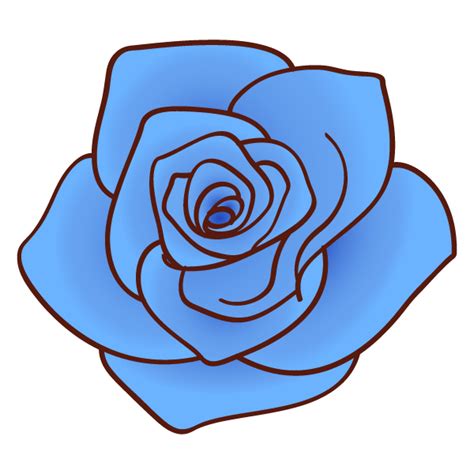 Download Blue Rose Png Vector