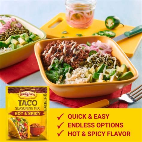 Old El Paso Hot Spicy Taco Seasoning Oz Frys Food Stores