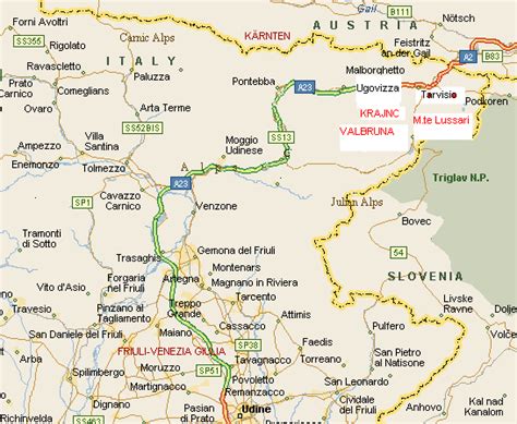 Udine Map - Italy