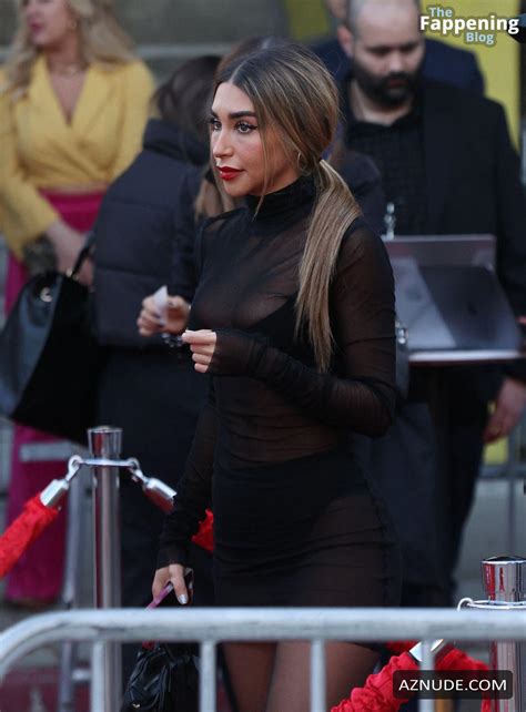 Chantel Jeffries Sexy Shows Off Her Hot Figure Wearing A Sultry See Through Black Dress As She