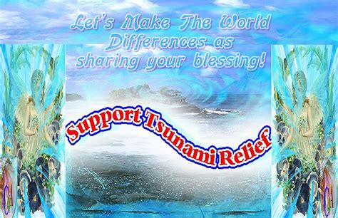 Support Tsunami Relief