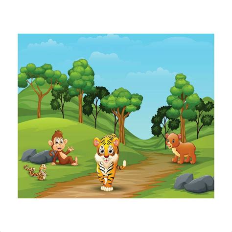 Tiger Carton Logo And Illustration 35979140 Vector Art At Vecteezy