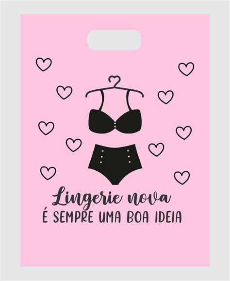 Sacola Lingerie Nova REI DAS SACOLAS