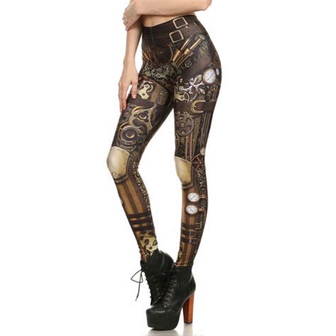 Steampunk Legging Marlies Steampunk Legging Tot Maat