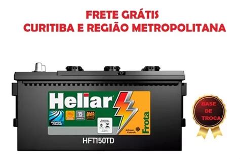 Bateria Heliar Frota Hft150td 150 Amperes Parcelamento Sem Juros