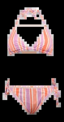 Bikini Brunotti Women Lolly Stripe Watercolour Stripe Aqua Snow Badenstrand