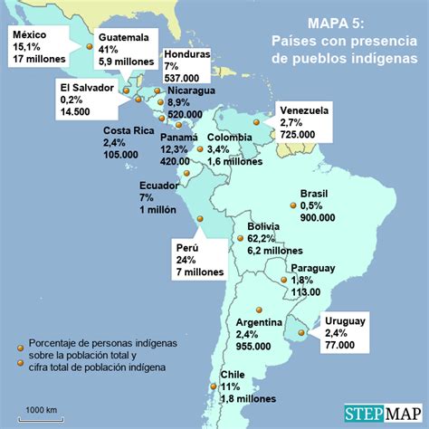 Mapas Pueblos Indgenas Mapa De America Latina Pueblo