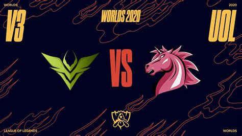 V3 Vs UOL Game 3 PLAY IN STAGE Day 2 WORLDS 2020 YouTube