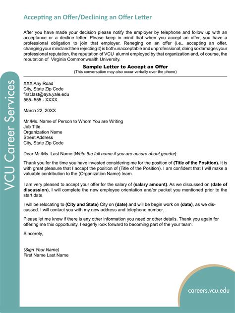 Counter Offer Salary Letter Sample Master Of Template Document