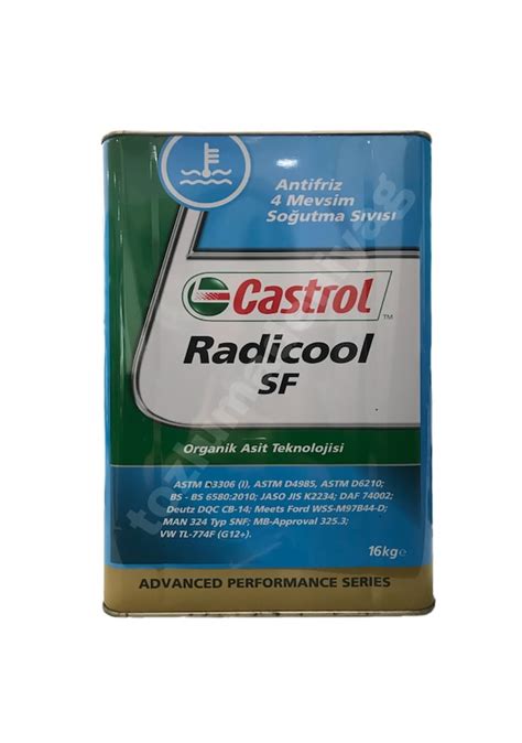 Castrol Radicool SF Kırmızı Antifriz 16 KG Fiyatları ve Özellikleri