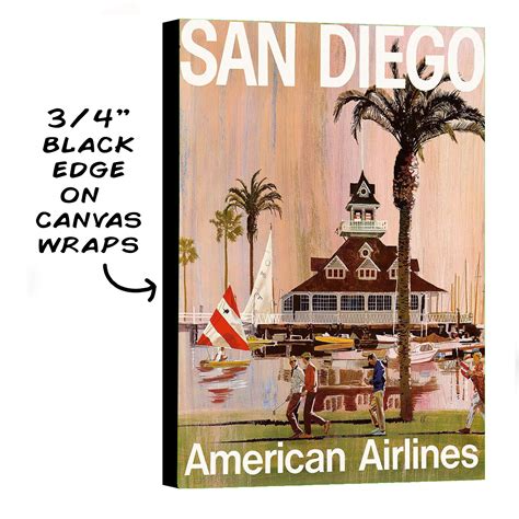 Vintage San Diego California Travel Poster - Etsy Hong Kong