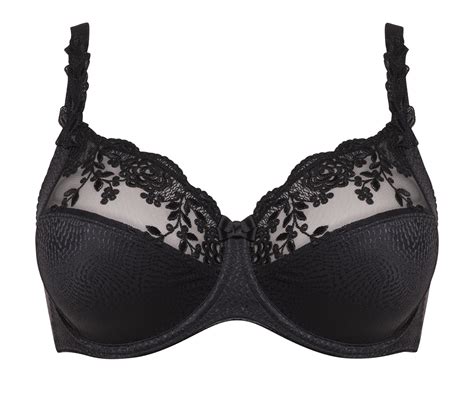 Bh Mit B Gel Ella In Schwarz Von Ulla Lingerie F Minine Damenunterw Sche Xxl