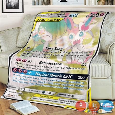 Pokemon Glaceon And Sylveon Blanket Hot Sale 2024
