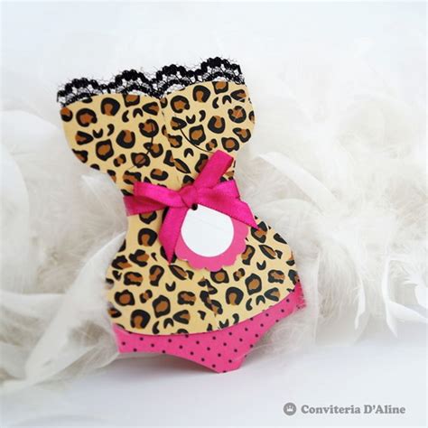 Convite Cha De Lingerie Corpete Espartilho Unidades Elo