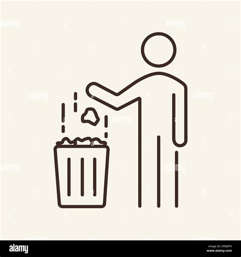 Taking Out The Trash Stock Vector Images Alamy