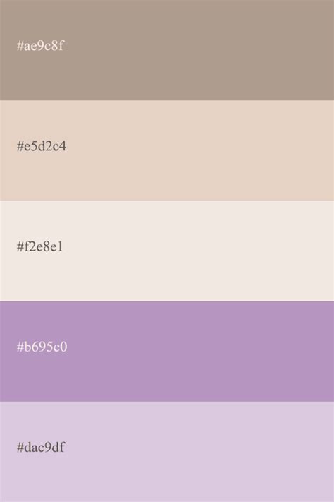 Paleta de cores Nude códigos combinações