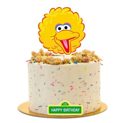 Sesame Street Big Bird Birthday Cake Topper