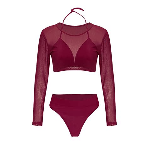 Swim Suits For Women Women S Summer Mesh Suspender Bikini Briefs