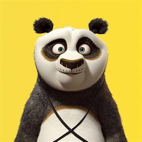 Premium Photo Panda Bear Female With A Bikini