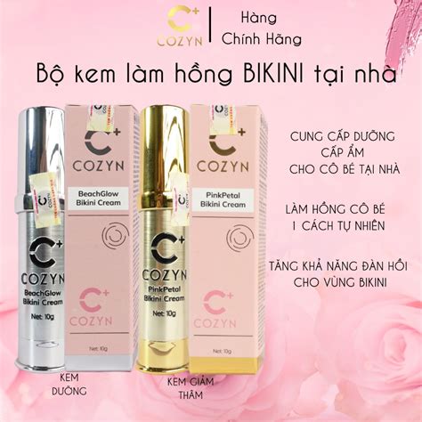 Bộ kem Làm Hồng Bikini Gồm Kem Giảm Thâm Làm Hồng Bikini và Kem Dưỡng Làm Hồng Binkini Chính