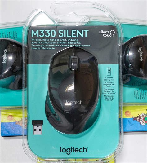 Беспроводная тихая мышка Logitech M330 Silent Plus. Новая, оригинал ...