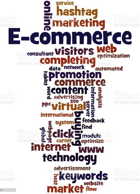 Ecommerce Word Cloud Concept 5 Stock Illustration Download Image Now