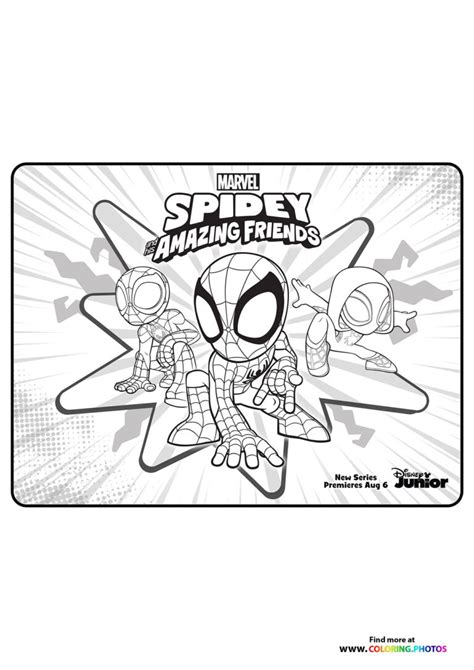 Free Spidey And His Amazing Friends Coloring Pages Print Or Download