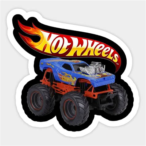 Hotwheels Monster Truck Sticker Collection
