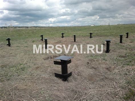 Купить винтовые сваи для фундамента, фундамент на винтовых сваях ...