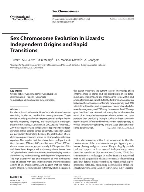 PDF Sex Chromosome Evolution In Lizards Independent Origins And