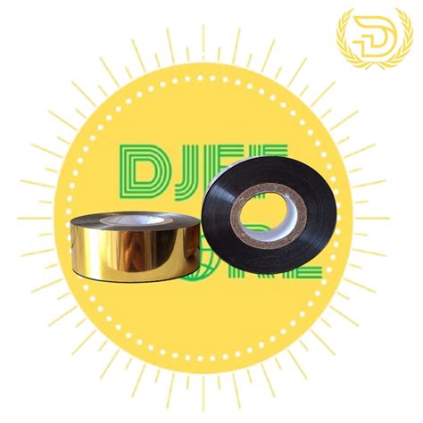 Jual Ribbon Tape Lc Gold X Pita Tinta Coding Kode Produksi Hot Stamping Foils Shopee