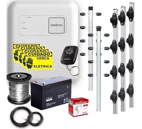 Kit Cerca Big Haste Industrial 90 Metros Intelbras Eletrica