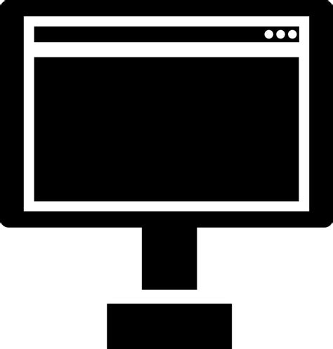 Application Window Open In Computer Icon 24254912 Vector Art At Vecteezy