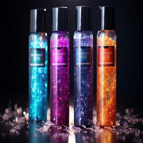 Premium Photo | A clear liquid cosmetic product in a variety of different