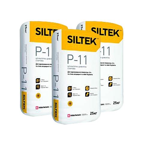 Р-11 SILTEK, штукатурка цементная для внутренних и наружных работ ...
