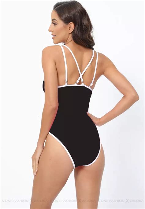 Buy Its Me Sexy Low V One Piece Bikini Swimsuit Online ZALORA Philippines