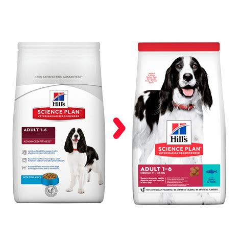 Hills Science Plan Adult Medium Tuna & Rice Сухой корм для собак ...