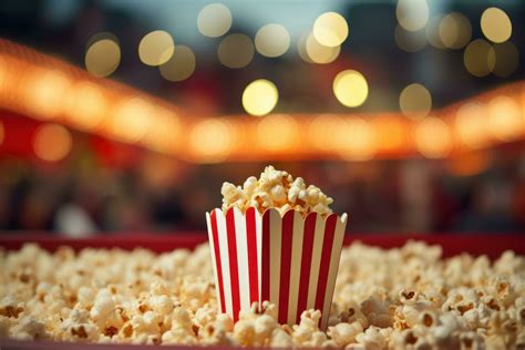 Popcorn stand, cinema shot, movie theatre popcorn 28541542 Stock Photo at Vecteezy