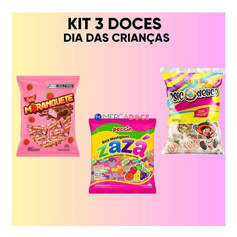 Kit Doces Dia Das Crian As Compre Na Mercadoce Mercadoce Doces