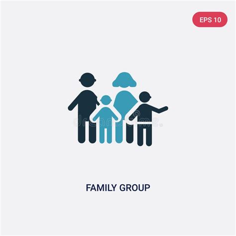 color group meeting vector icon  people concept isolated blue