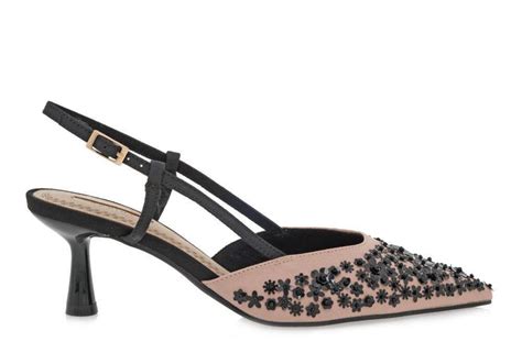 Γόβα Nude Black CORINA M Nook Boutique